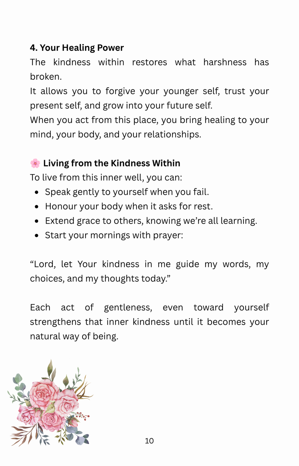 The Kindness Within: Self-Care Practices to Strengthen Mind, Heart, and Soul