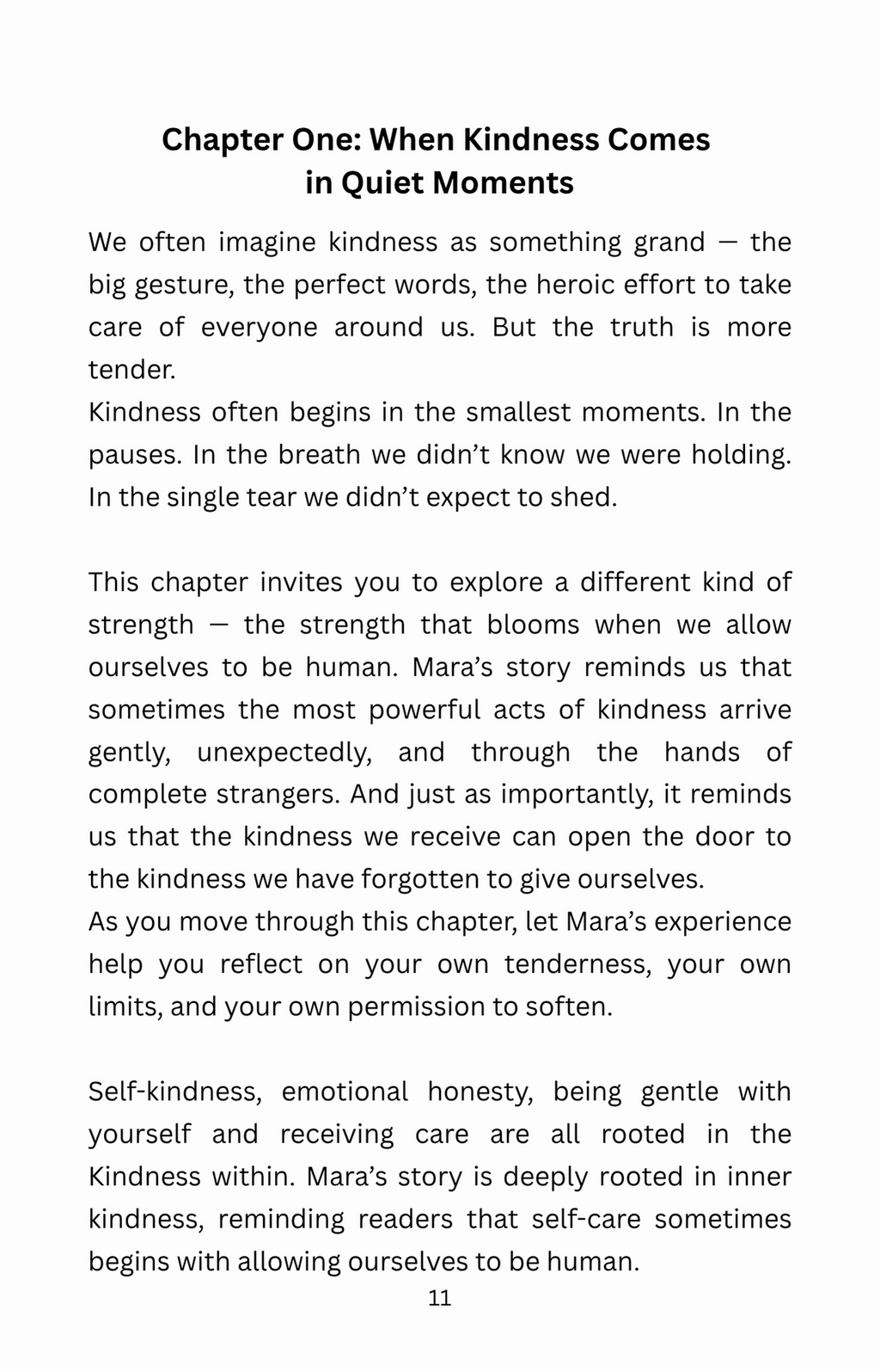 The Kindness Within: Self-Care Practices to Strengthen Mind, Heart, and Soul
