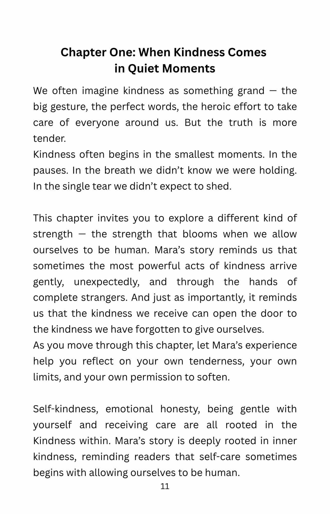 The Kindness Within: Self-Care Practices to Strengthen Mind, Heart, and Soul