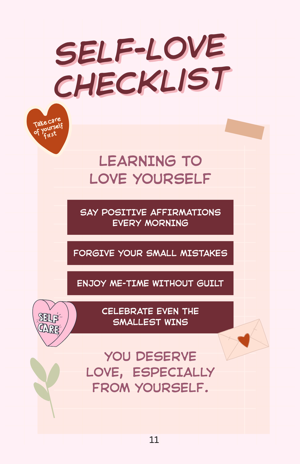 SELF LOVE: Embracing Who You Are