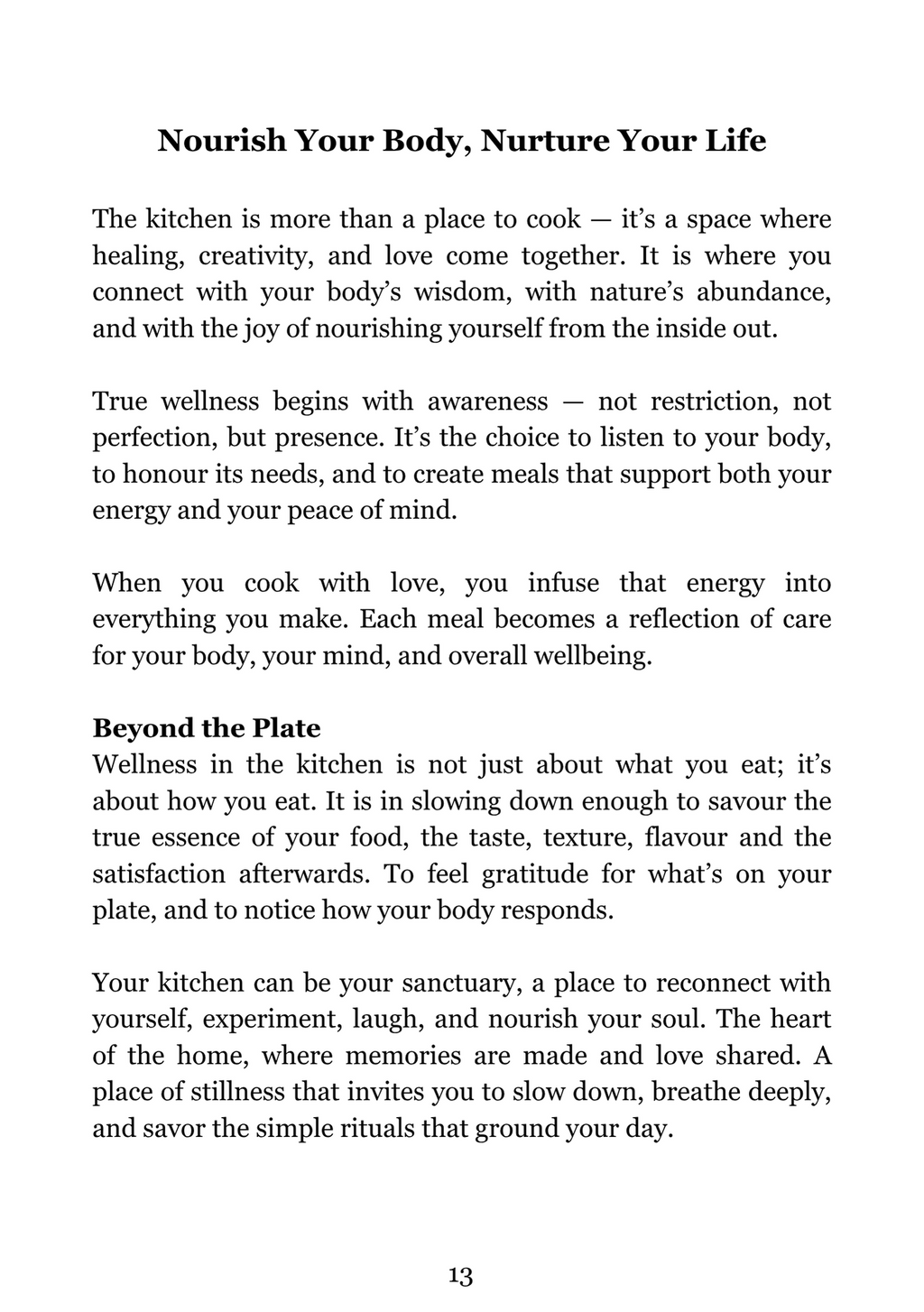 THE WELLNESS KITCHEN