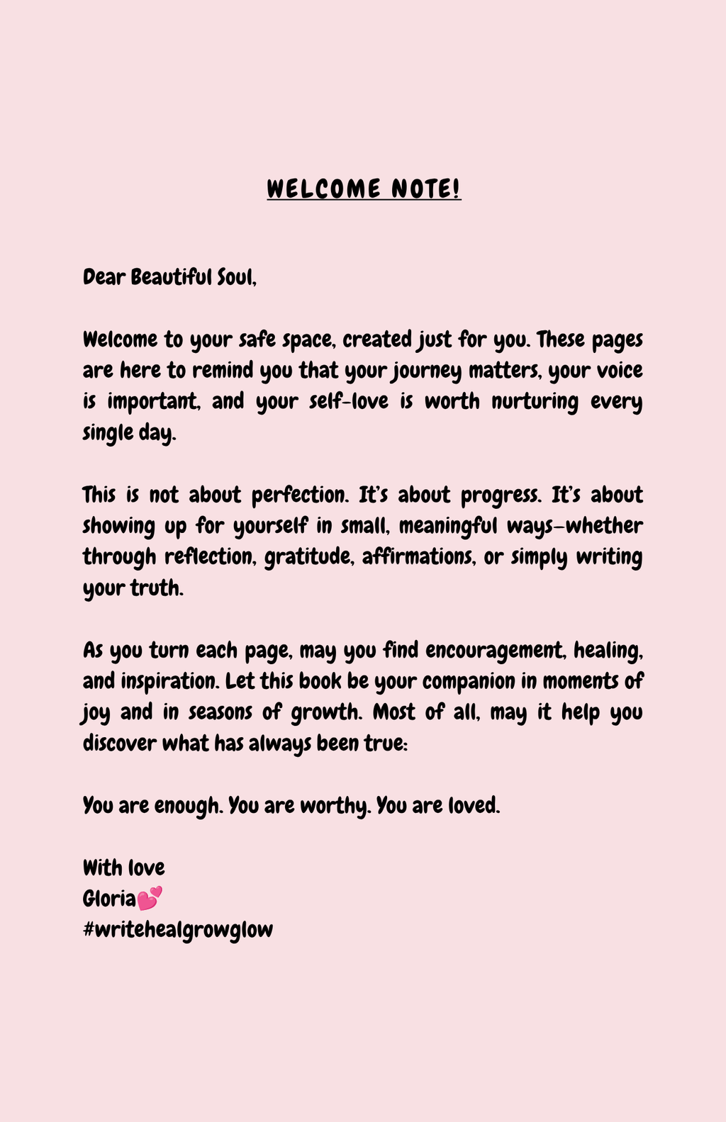 SELF LOVE: Embracing Who You Are