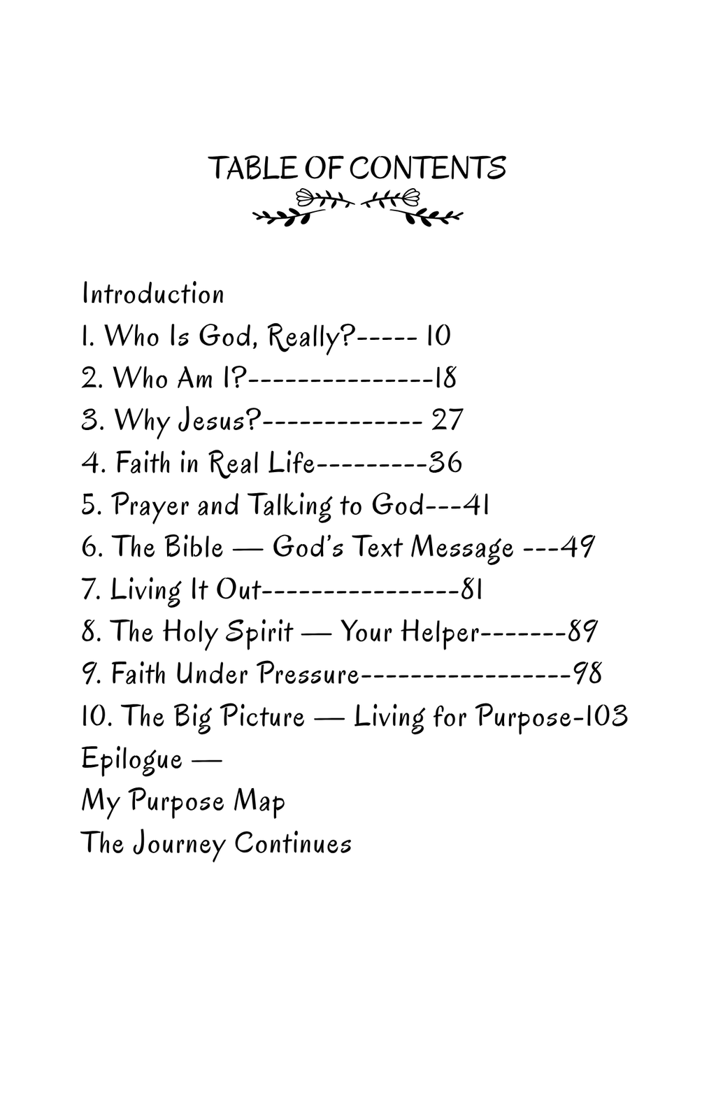 MY YOUTH FAITH JOURNEY: Discovering God, Growing Faith & Living Boldly in Today's World