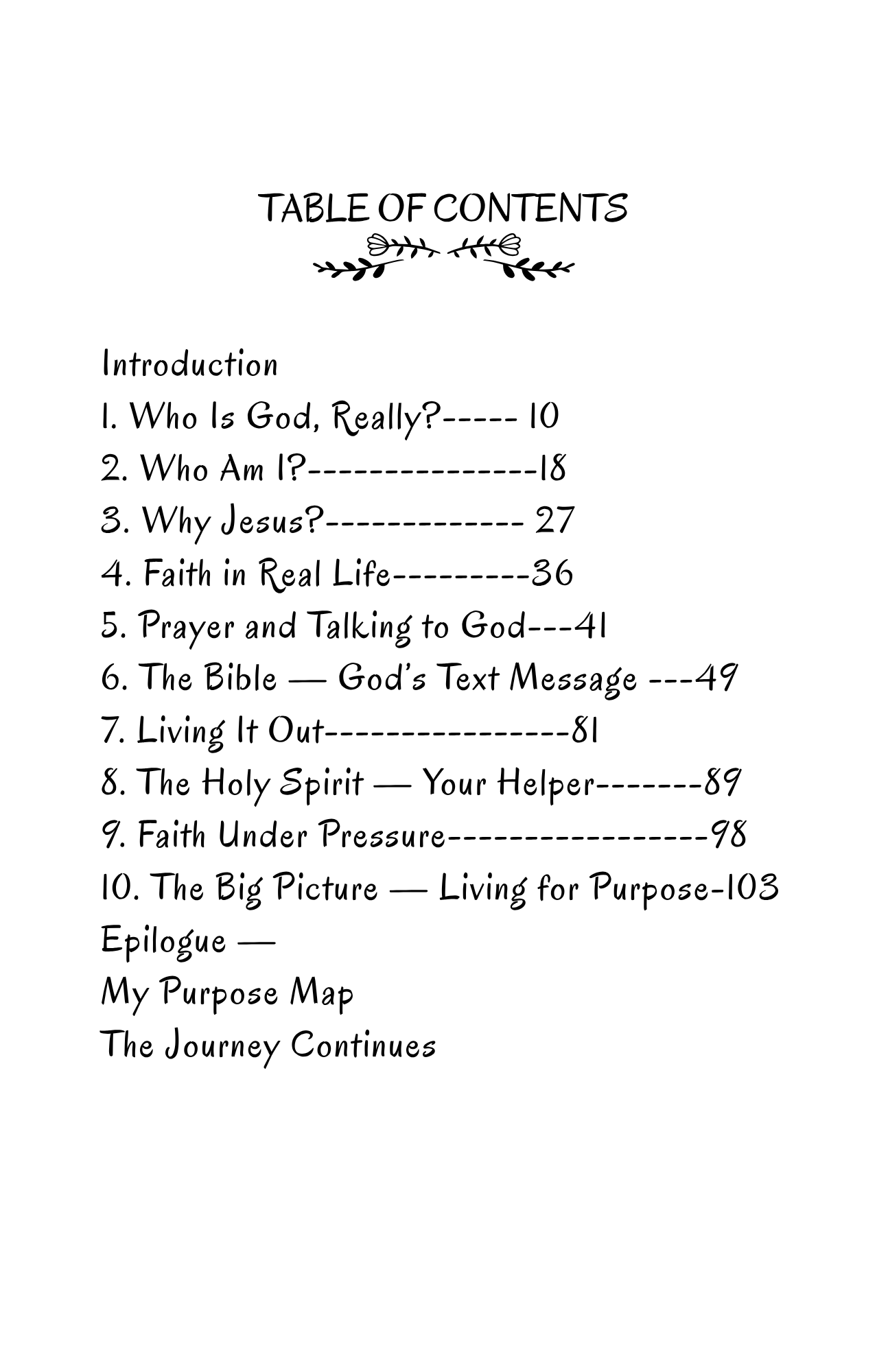 MY YOUTH FAITH JOURNEY: Discovering God, Growing Faith & Living Boldly in Today's World