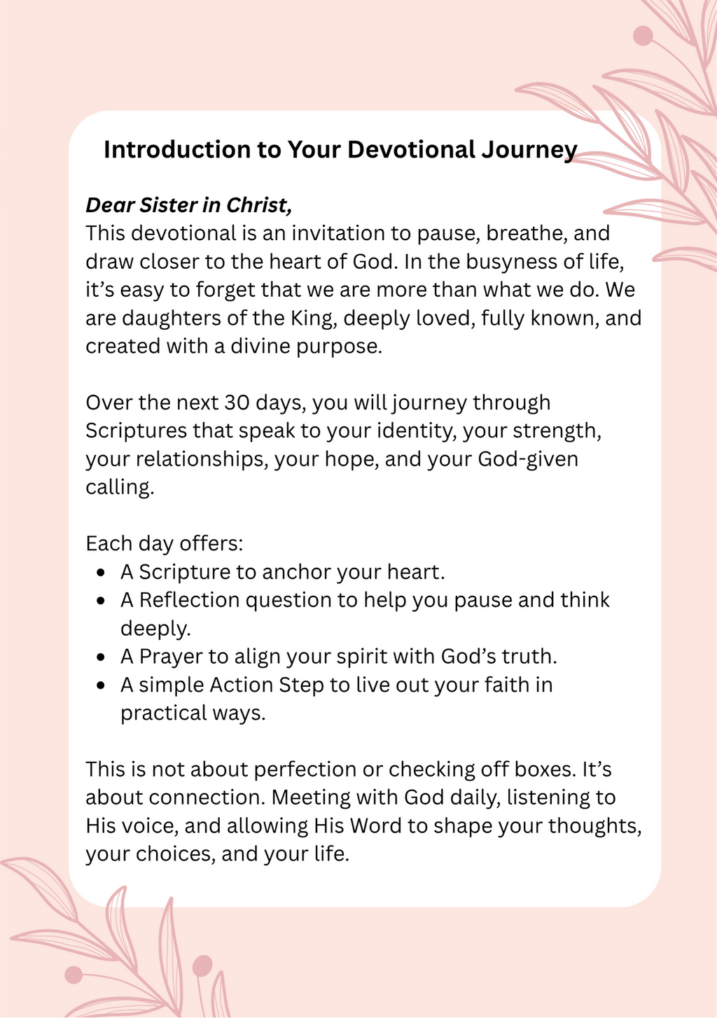 MY BIBLE AND DEVOTIONAL JOURNEY