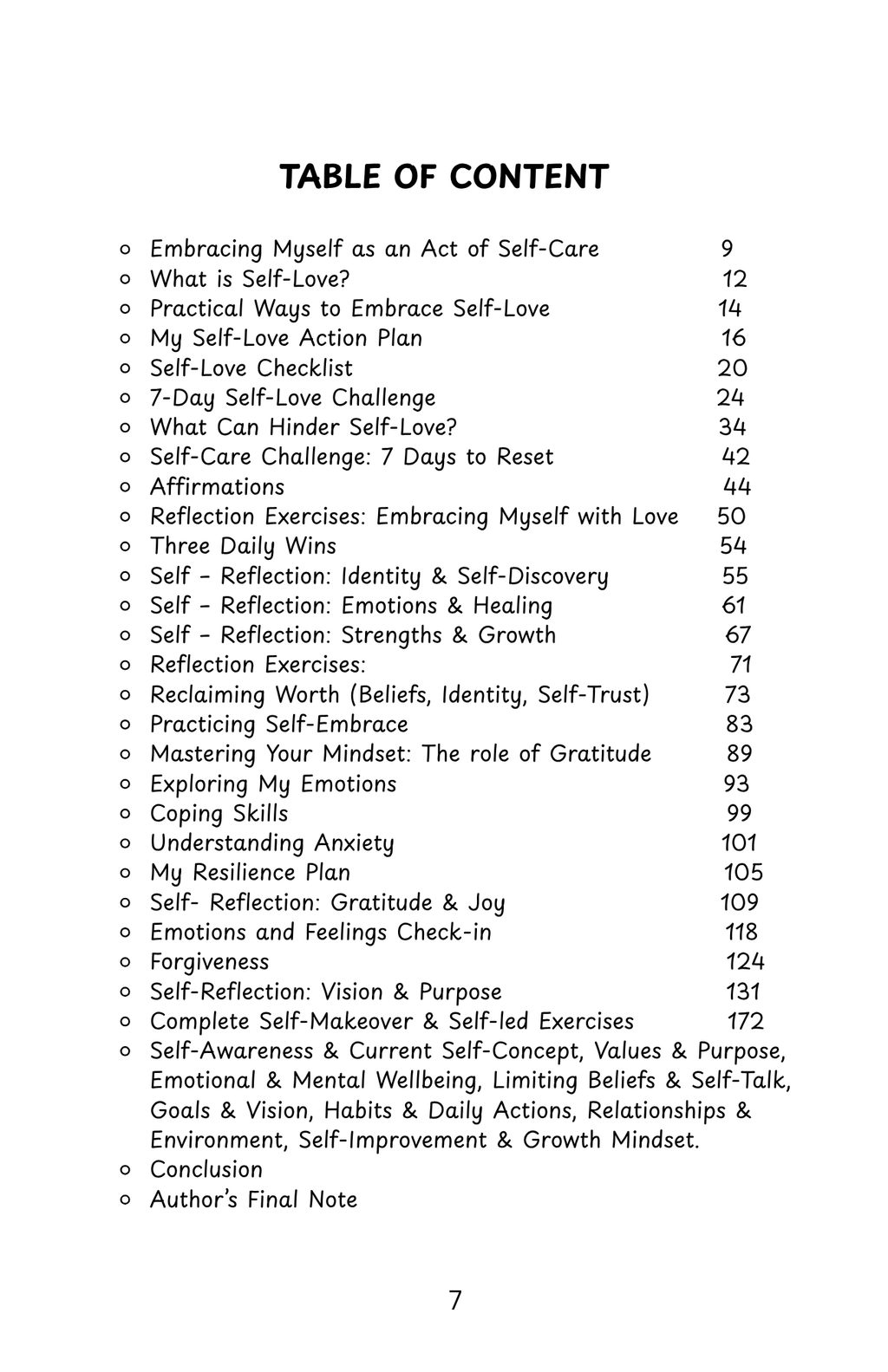 SELF LOVE: Embracing Who You Are