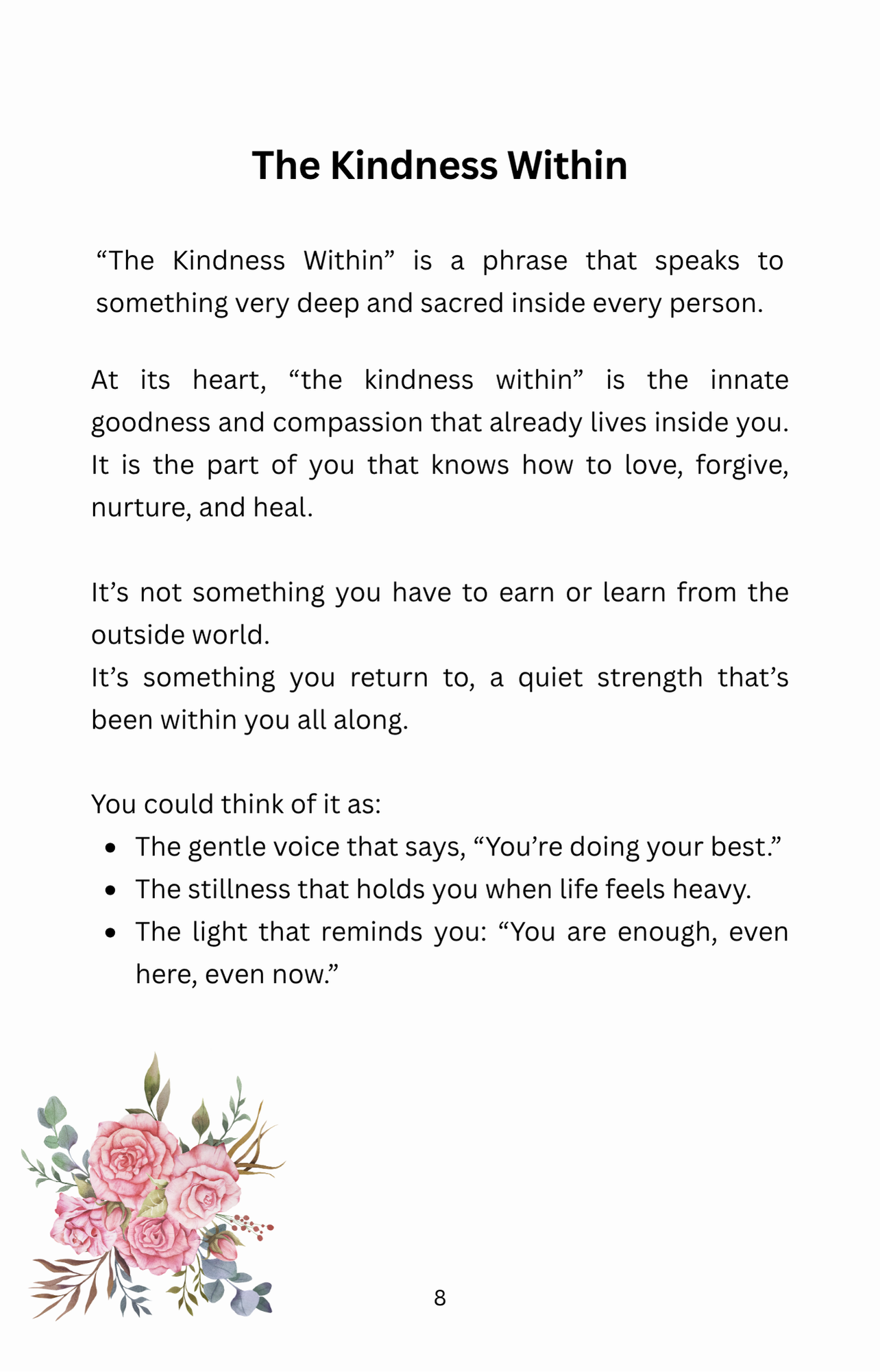 The Kindness Within: Self-Care Practices to Strengthen Mind, Heart, and Soul