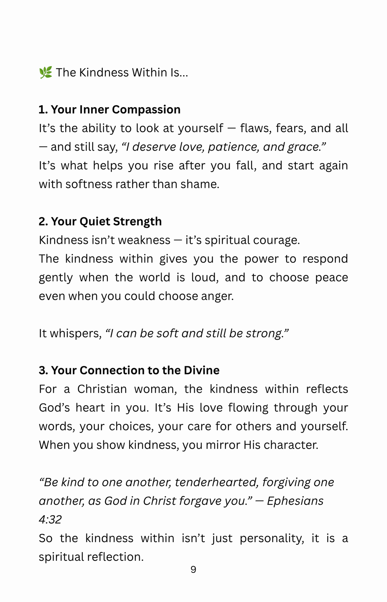 The Kindness Within: Self-Care Practices to Strengthen Mind, Heart, and Soul